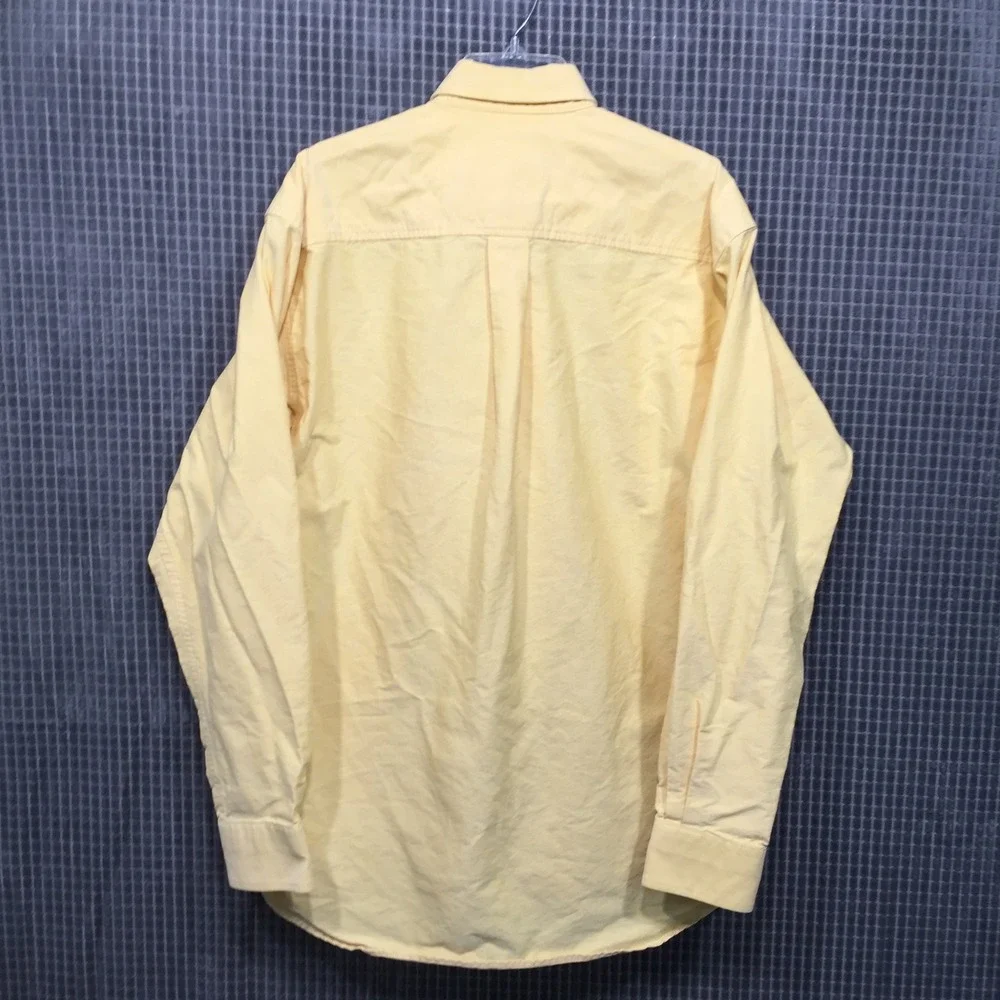 Cinch Mens Yellow Western Button Down Shirt Long Sleeve